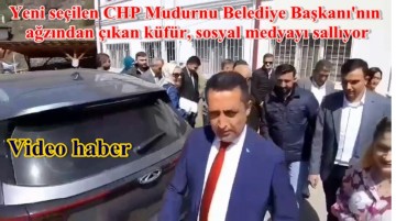 CHP'li başkan, mazbata aldıktan sonra AK Parti'nin adayına küfür etti