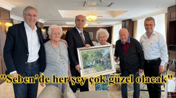 Seben Başkanı'nın ilk ziyareti Ahmet Baysal'a oldu