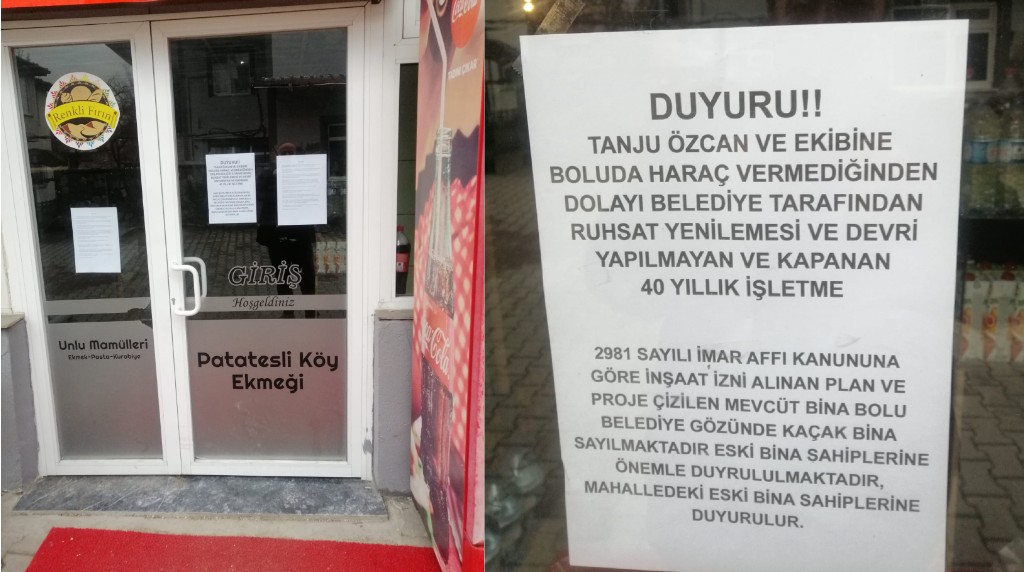 Belediye şirketine para vermedik diye 40 yıllık fırınımıza mühür vurdular       