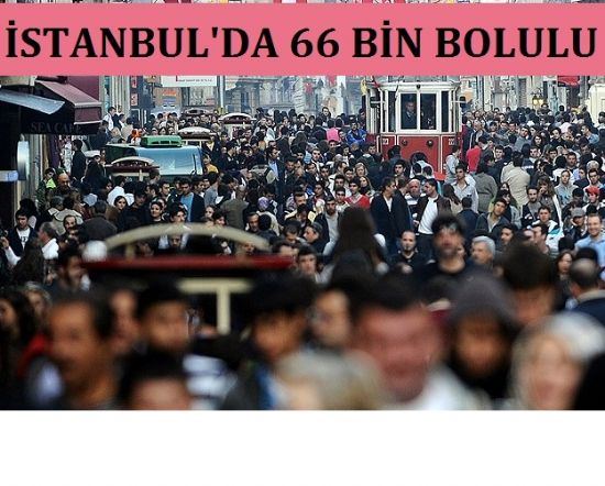 İstanbul'da 66 bin 212 Bolulu yaşıyor
