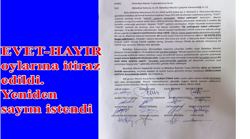 Tanju Özcan'a 'zorba başkan' dedi