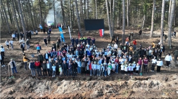 Mengen'de Milli Ağaçlandırma Günü: 2000 Adet Fidan Toprakla Buluştu