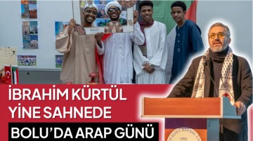 Tartışmalı isim İbrahim Kürtül sahnedeydi: Bolu’da Arap kültür günü düzenlendi