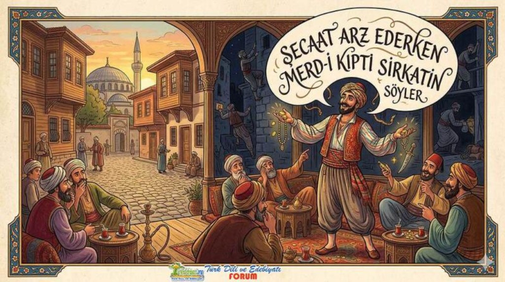 "Merdi Kıpti secaat arzederken sirkatin söylermiş"
