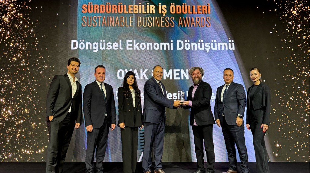 OYAK Çimento’ya “Döngüsel Ekonomi Dönüşümü” Ödülü